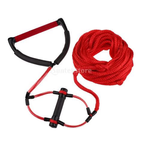 Ski Tow Rope, Double Handle Soft Grip Water Skiing, Knee Board ...