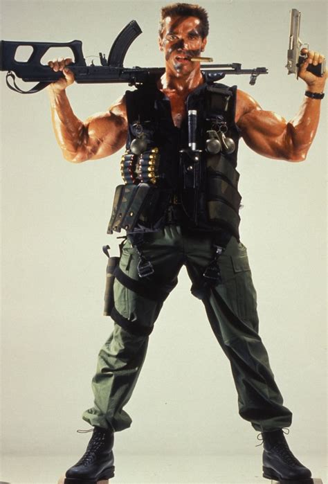 Arnold Schwarzenegger en Commando | Arnold schwarzenegger movies ...