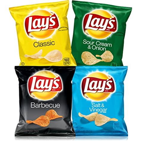 Lay's Potato Chips Variety Pack, 1 oz Bags, 40 Count (B07179XBP9 ...