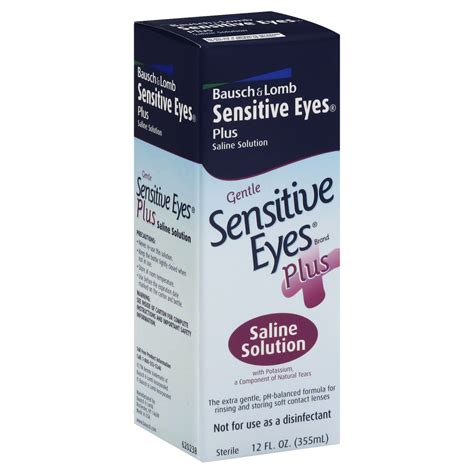 Sensitive Eyes Plus Saline Solution 12 fl oz (355 ml)