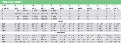 Nike Swimsuit Size Chart