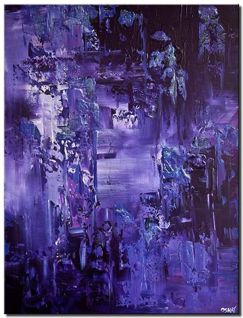 Abstract Paintings by Osnat Fine Art - Purple | Abstracto, Arte, Arte ...