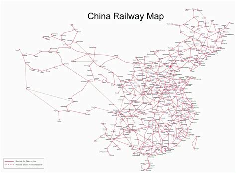 China Railway Maps 2018 Train Map Of High Speed Rail Pdf Download ...