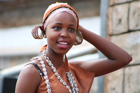 Kikuyu Lady in traditional Cultural Dress