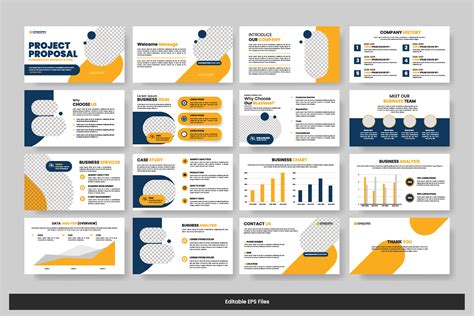 Vector business powerpoint presentation slides template green color ...