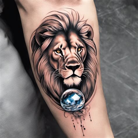 Lion Tattoos With Leo