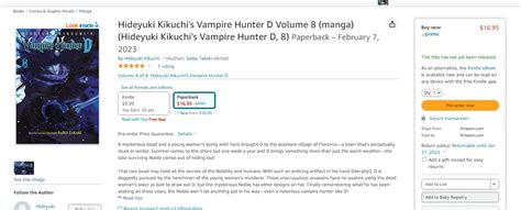 New Vampire Hunter D Manga !!! ??? !!!! : r/VampireHunterD