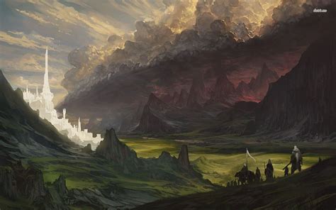 Fantasy landscape, Noah bradley, Environment concept art