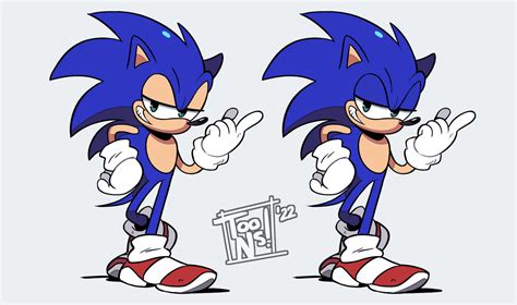 Sonic Redesign Idea by DaToonie on DeviantArt