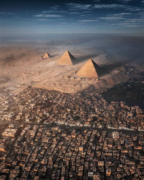 Sunrise Over The Pyramids Of Giza : r/pics