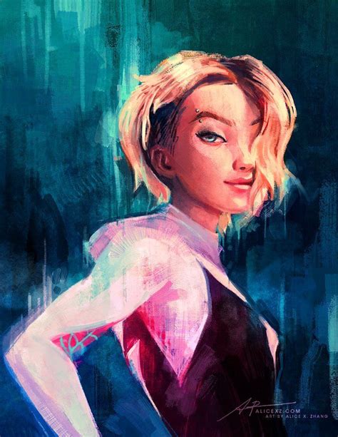 Alice X. Zhang on Twitter | Spider gwen art, Spiderman artwork, Spider gwen