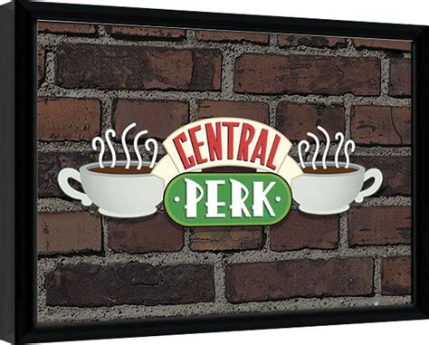 Friends - Central Perk Sign Poster encadré, Tableau mural | Acheter-le ...