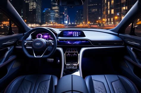 Premium AI Image | The Interior of a Luxury Sports Car