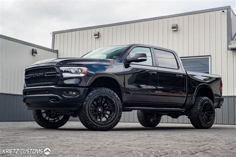 Lifted 2020 Ram 1500 with 22×12 Fuel Rebel Wheels and 6 Inch Rough ...