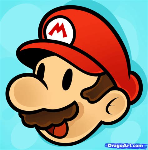 How To Draw Mario Characters Step By Step - Draw mario's arms and legs ...