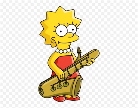 Simpsons - Lisa Simpson Playing Saxophone Png,Lisa Simpson Png - free ...