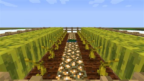 Semi-Automatic Melon Farm Minecraft Project