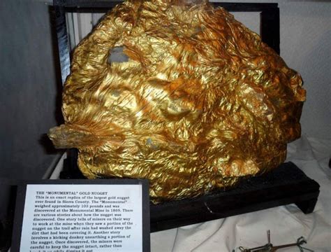 The Largest Gold Nugget Ever Found in California