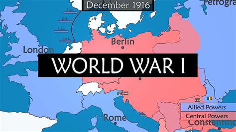 World War 1 Map Of World