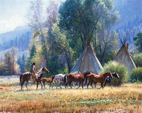 Native American Art by Martin Grelle - Desktop Wallpaper