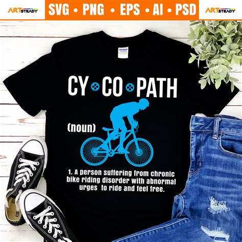 Mountain bike svg files funny CYCOPATH memes cycling bicycle | Etsy