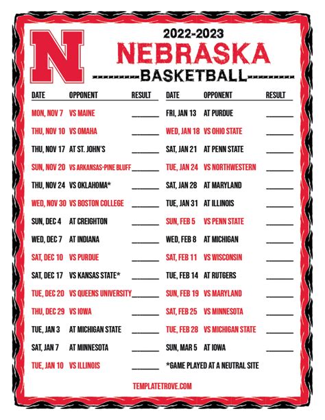 Husker Basketball 2024 Schedule Rumors - Brita Cordula