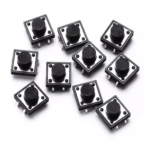 140pcs Miniature Momentary Tact Pushbutton Switch 14 Types Tactile Push ...