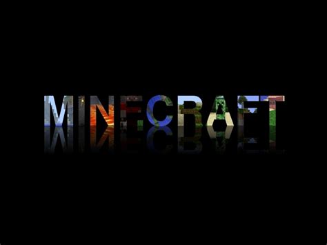 Minecraft Logo Black Background