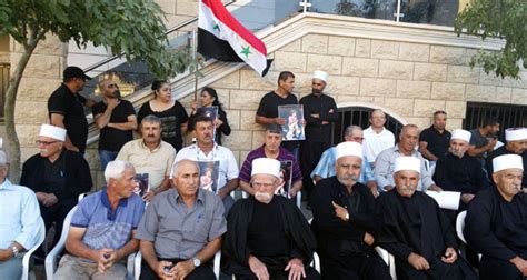 People of occupied Syrian Golan stage sit-in to protest Israeli ...