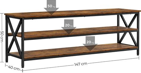 147cm Entertainment Unit with Shelves - Complete Storage Solutions