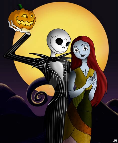 Jack And Sally (The Nightmare Before Christmas) by SorryItsSenpai on ...