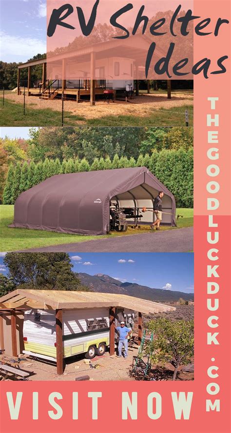 10 + RV Shelter Ideas You Should Consider - The Good Luck Duck