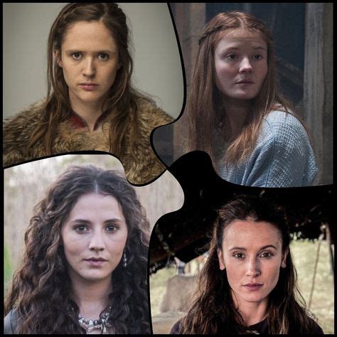 The four lovers of Utred. | The last kingdom, The last kingdom cast ...