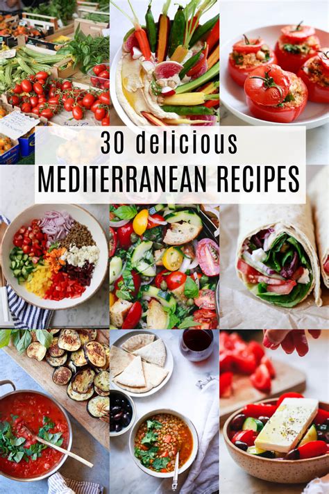 Mediterranean Diet Recipes, Food List, and Food Pyramid