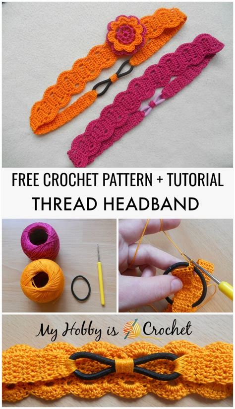 The Poppy Headband Crochet Pattern Crochet Easy Crochet Headband ...