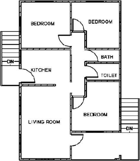 Floor plan of a private single-family residential building at St ...