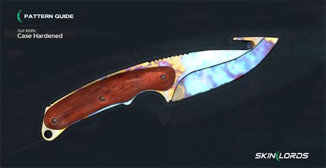 Gut Knife Case Hardened | All Blue Gem Seeds - SkinLords