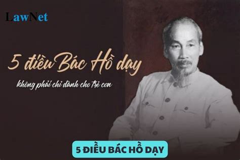 5 điều Bác Hồ dạy thiếu niên, nhi đồng? Ý nghĩa của 5 điều Bác Hồ dạy?