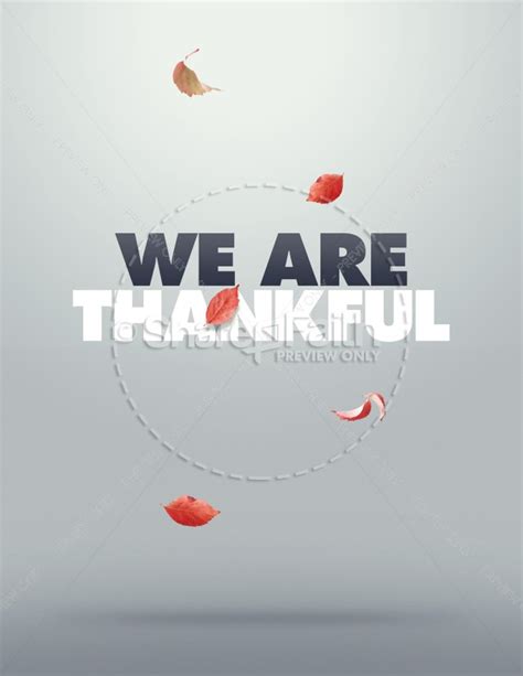 Thanksgiving Food Drive Title Graphics Set: Flyer | Clover Media