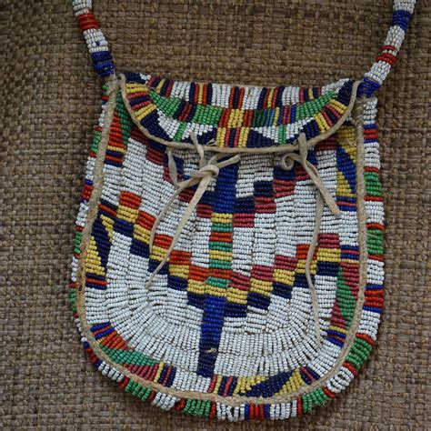 Lakota Sioux Fully Beaded Woman's Handbag 1890's from uchizonogallery ...