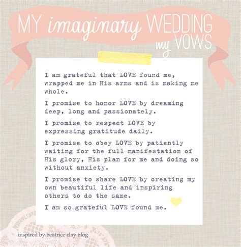 Romantic Wedding Vows For Him