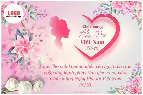 Viết lời chúc lên thiệp chúc mừng 20/10 cho phái đẹp