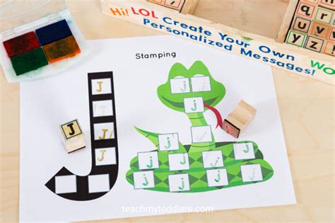 Alphabet Rubber Stamps and How to Use Them