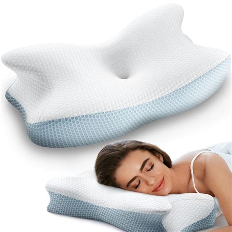 Snapklik.com : REOKA Memory Foam Cervical Pillow For Neck Pain Relief ...