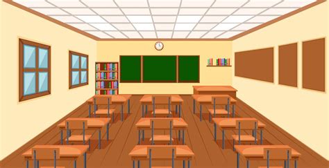 Modern empthy classroom background 366922 Vector Art at Vecteezy