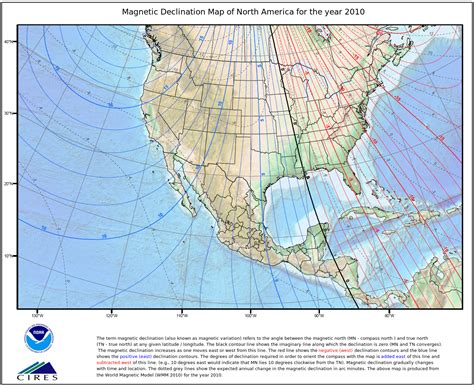 Magnetic Declination - True Versus Magnetic North