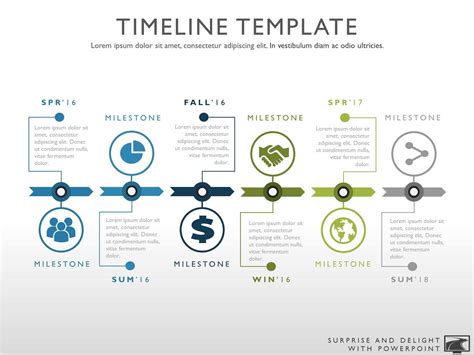 Powerpoint Timeline Vorlage