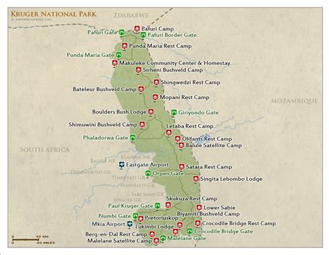 The Ultimate Guide to the Kruger National Park - Maps,Info,Tips and more