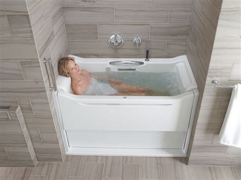 Deep Soaking Tub With Shower - This deep soaking tub with jets ...