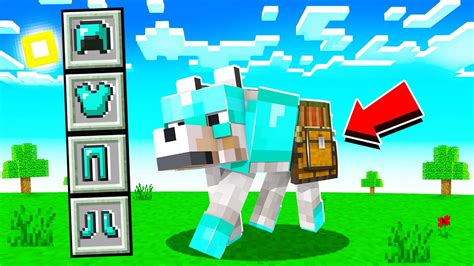 How to Make WOLF ARMOR in Minecraft! - YouTube